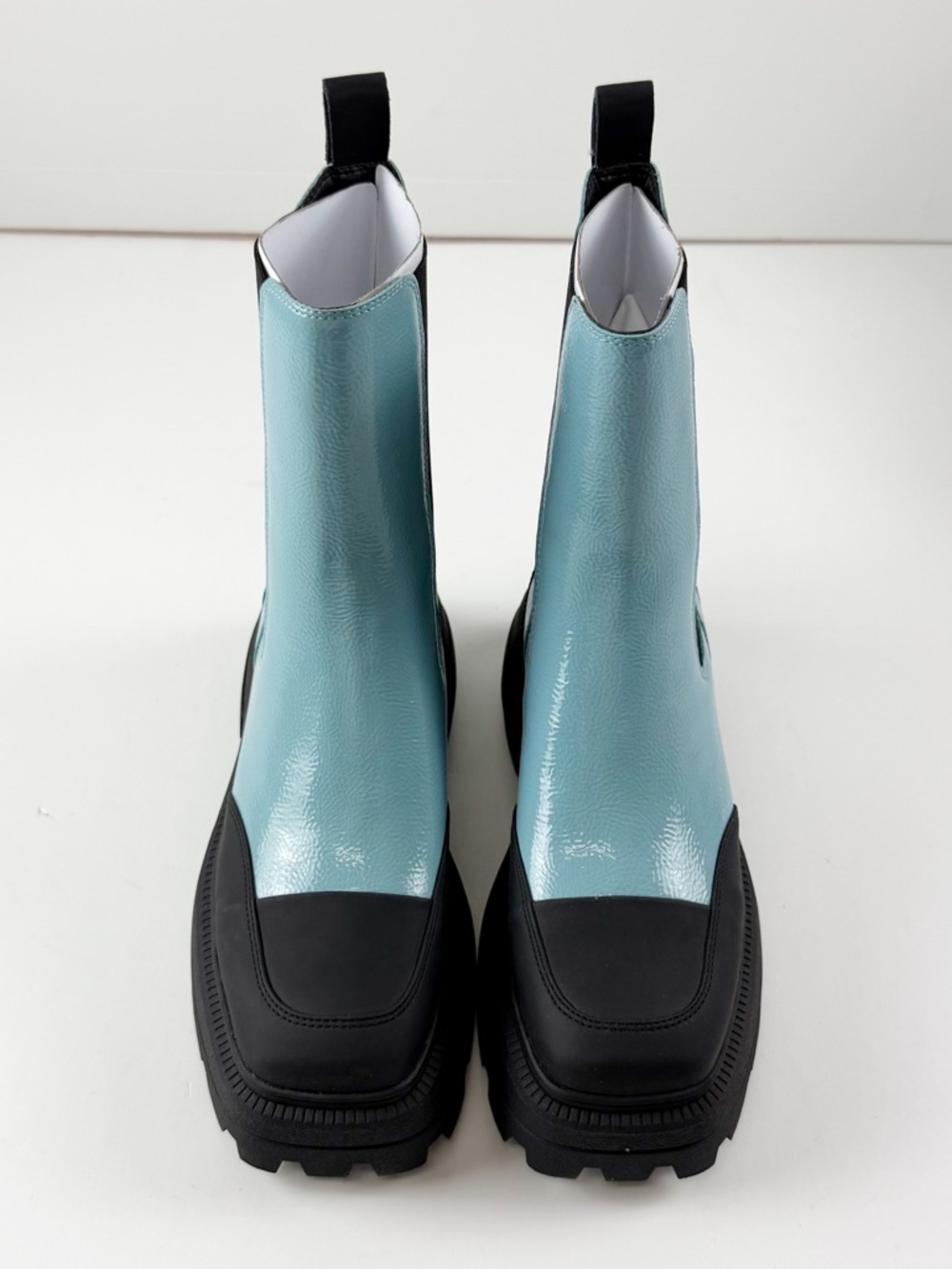 Katy Perry The Geli Combat Boot Womens Size 8.5M Blue Black Chunky Platform NEW - Picture 4 of 14